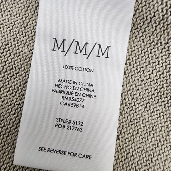 Cabi Cardigan Sweater Womens Size Medium Open Front Waterfall Pocket Sage 5132 - Picture 8 of 9